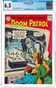 DOOM PATROL #86 CGC Graded 6.5 First issue of the title formerly known as My ...