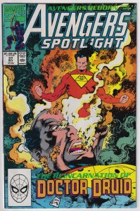 Avengers Spotlight #37 (1990) Doctor Druid
