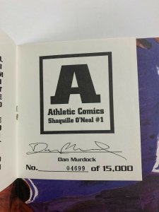 Shaquille O'Neal #1 VF/NM comic + signed & numbered variant - barry bonds set