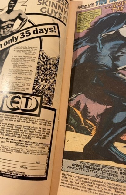 Amazing Adventures #16 the juggernaut nice grade