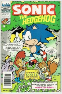 Sonic the Hedgehog #20 (1990) - 6.5 FN+ *That's the Spirit!* Newsstand