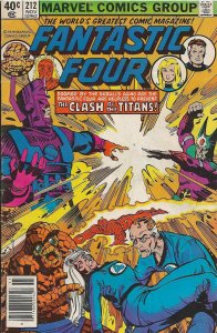 Fantastic Four #212 (1979) - Terrax Galactus ! MCU ! VF/NM