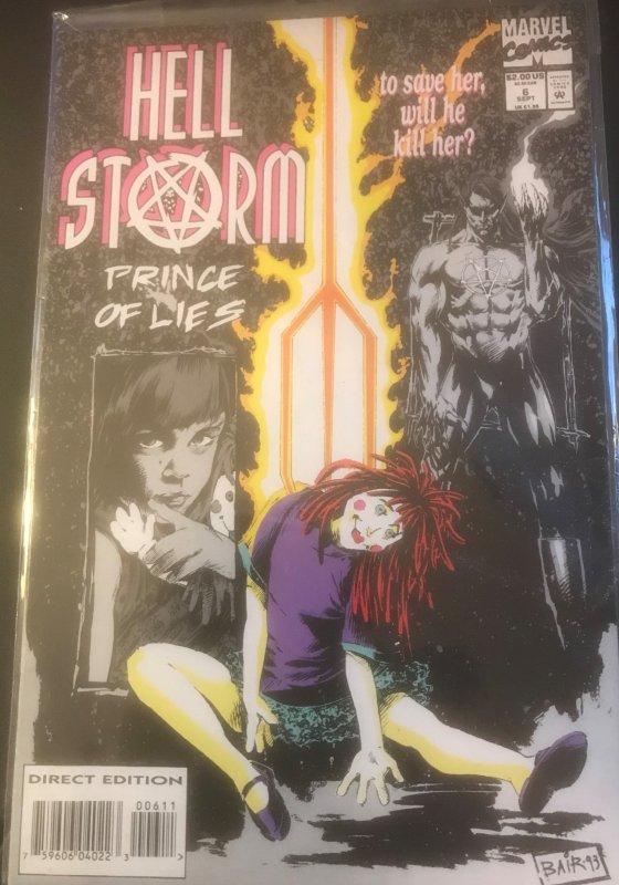 Hell Storm Prince of Lies Marvel Comics Issue No. 6 (1993)