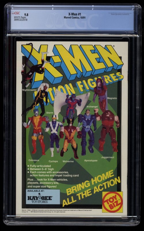 X-Men (1991) #1 CGC NM/M 9.8 White Pages Colossus Variant
