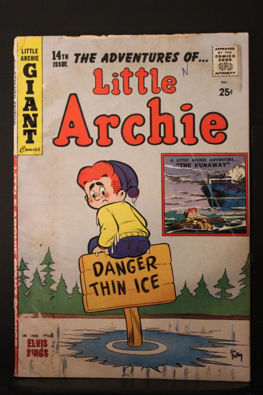 The Adventures of Little Archie #14 (1960) Mid-Grade VG/FN Ice Danger Wow!
