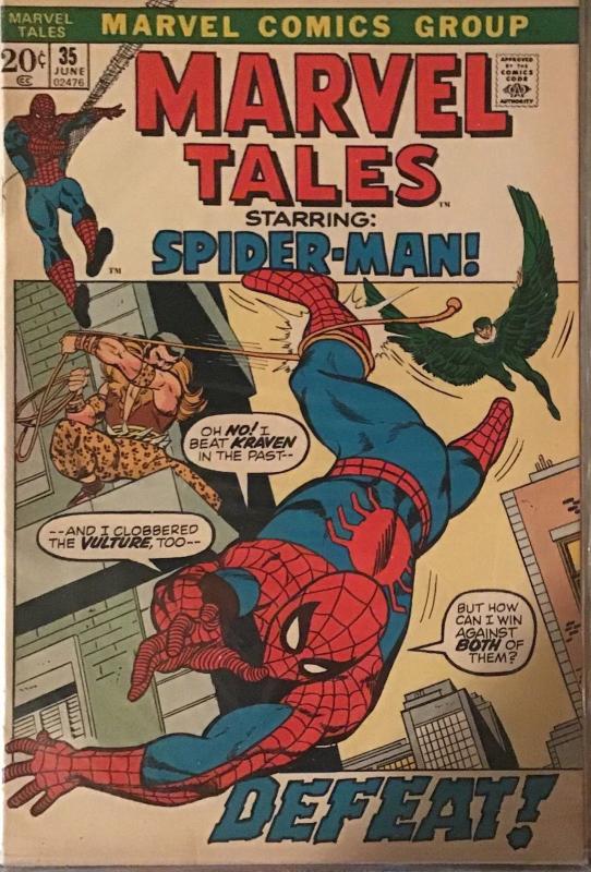 MARVEL TALES #34,35,38,49,55,58,80,82 FINE/VF (COVERS HAVE WEAR,INSIDES GREAT)