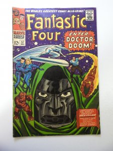 Fantastic Four #57 (1966) VG Condition moisture stain fc