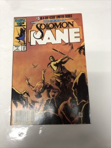 Solomon Kane (1985) # 5 (VF/NM) Canadian Price Variant • CPV • Marvel • Macchio