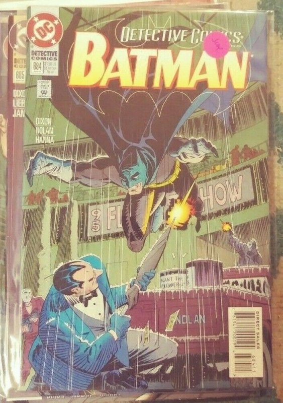 DETECTIVE COMICS  # 684  BATMAN  1995 DC  penguin dick grayson  robin azrael