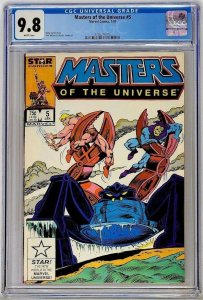 Masters Of The Universe #5 Marvel Star 1986 CGC 9.8 Top Census Grade