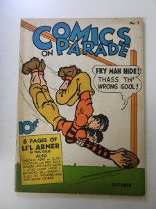 Comics on Parade #7 FN condition