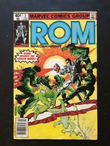 MARVEL ROM Spaceknight #3 Alone against the Wraith Horde Newstand F/VF (A18)