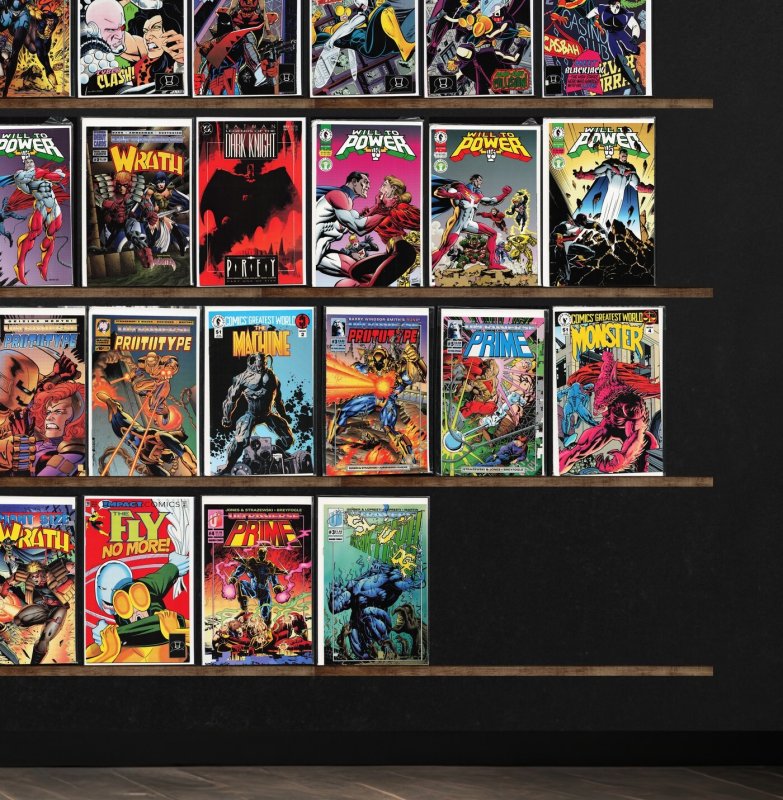 Huge Lot 150+ Comics with Iron Man, Will To Power, Prototype, Prime & More!