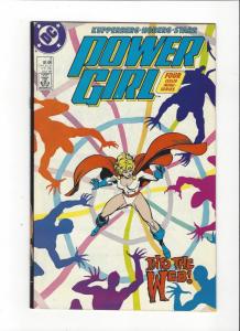 POWER GIRL #2 1988 DC JSA COPPER AGE COMIC  NM Nice Copy