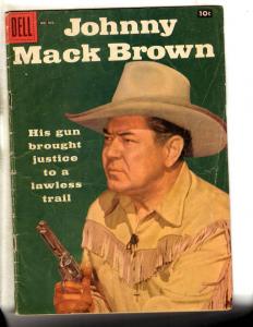 Four Color # 922 VG Dell Silver Age Comic Book Johnny Mack Brown 1958 JL18