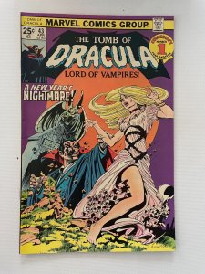 Tomb Of Dracula #43 VF/NM Marvel Comic Book Vampire Horror Monster Blade 10 J254