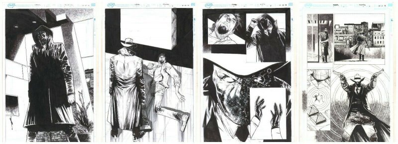 Incoming #1 pgs. 1 - 4 - Four Page Set - New Watcher art by Humberto Ramos