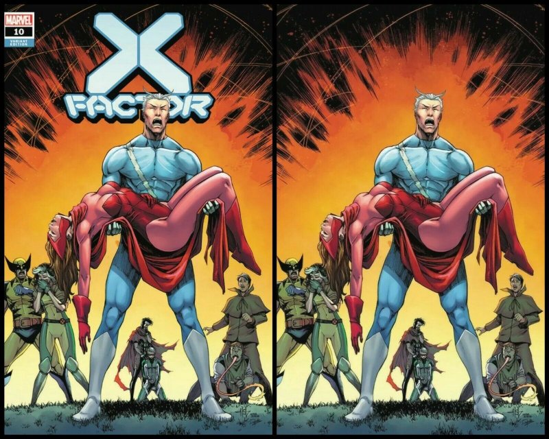 ??X-FACTOR #10 (CREES HOMAGE TRADE VIRGIN VARIANT) ~ DEATH WANDA SCARLET WITCH