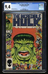 Incredible Hulk (1962) #325 CGC NM 9.4 White Pages
