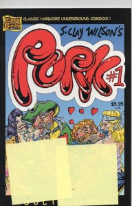 Pork #1 (2002)Adult Comic Book S. Clay Wilson TPB Hippy Comix