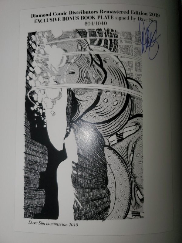 Church & State Vol 2 #4 Remastered Edition Signed Dave Sim 11th 07/19 NM 9.4 ba