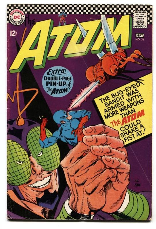 Atom #26 1966- DC Silver Age First appearance BUG-EYED BANDIT