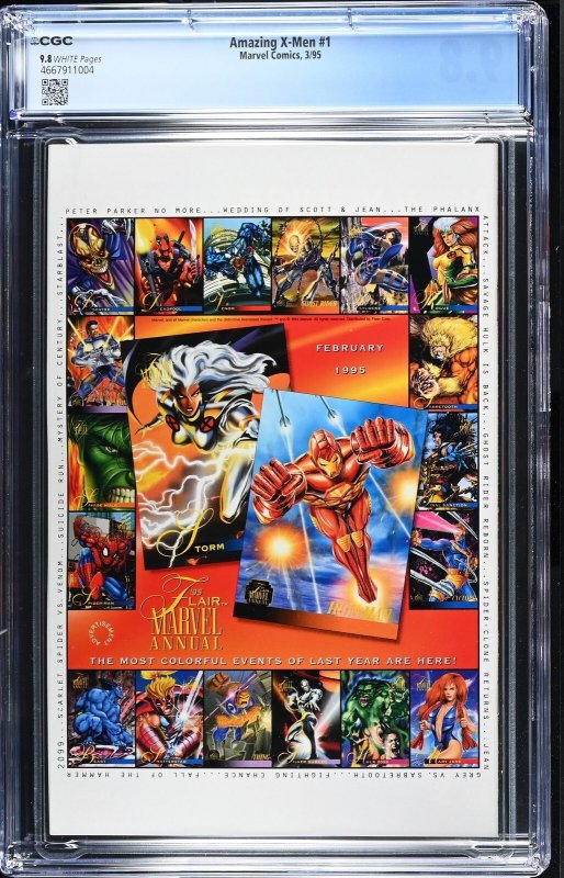 Amazing X-Men #1 (3/95) Graded CGC 9.8