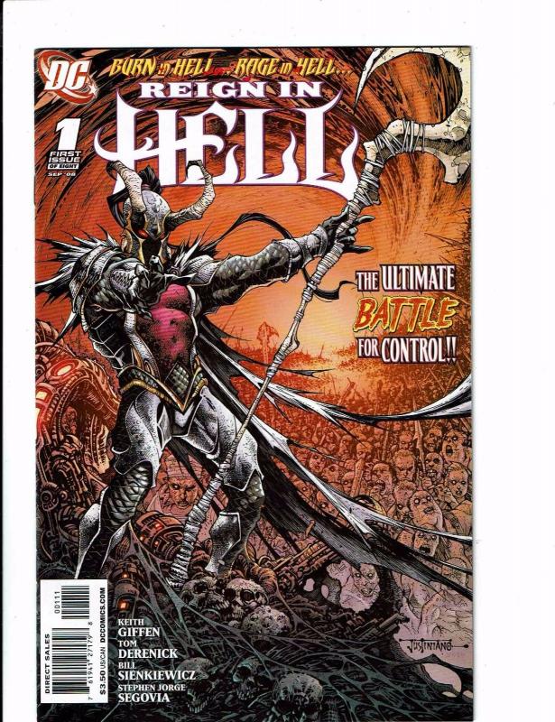 Lot of 4 Reign in Hell DC Comic Books #1 2 4 5 Dr. Fate Blue Devil Zauriel J130