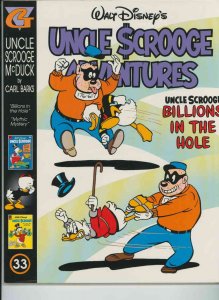 Uncle Scrooge Adventures in Color (Walt Disney's ) #33 FN ; Gladstone |