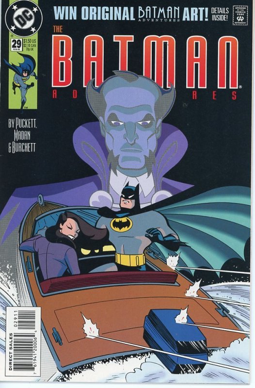 Batman Adventures 29 1995 9.0 (our highest grade)  Talia & Ra's Al Ghul!