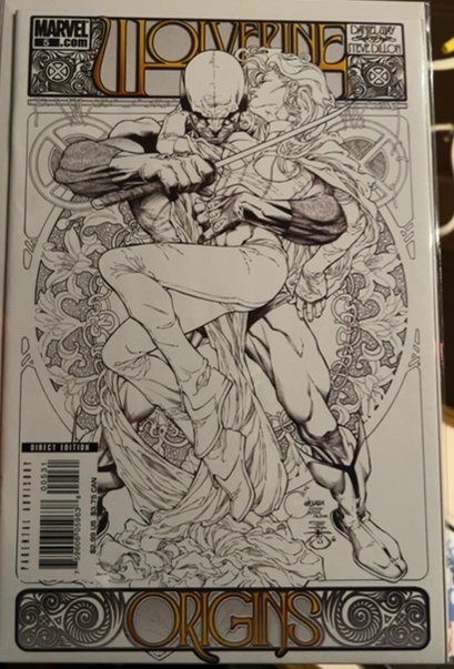 Wolverine: Origins #5 Sketch Cover (2006) Wolverine 