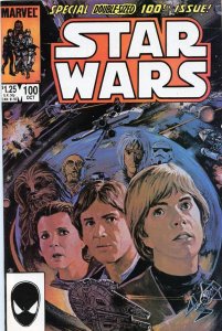 Marvel Star Wars #100 (1985)Special Double-Sized Comic Book Grade FN- 5.5
