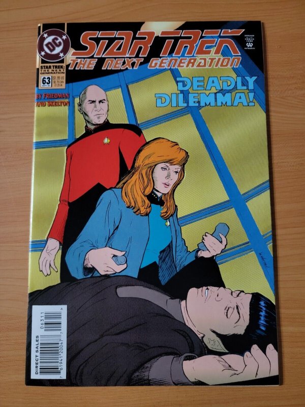 Star Trek The Next Generation #63 Direct Market Edition ~ NEAR MINT NM ~ 1994 DC 