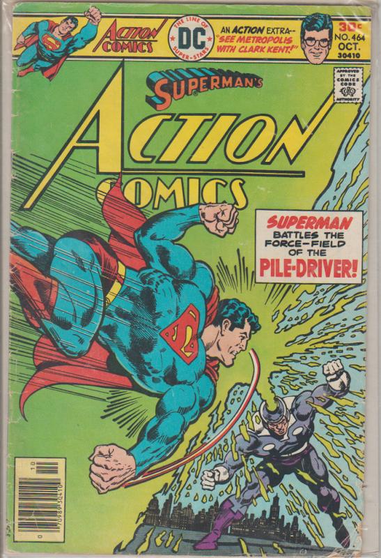 SUPERMAN'S ACTION COMICS #464  - BAGGED & BOARDED