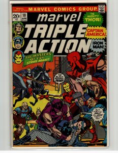 Marvel Triple Action #10 (1973) The Avengers