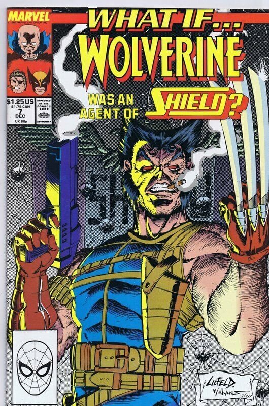 What If 7 Original Vintage 1989 Marvel Comics Wolverine Shield Comic Books Copper Age Marvel Wolverine Hipcomic