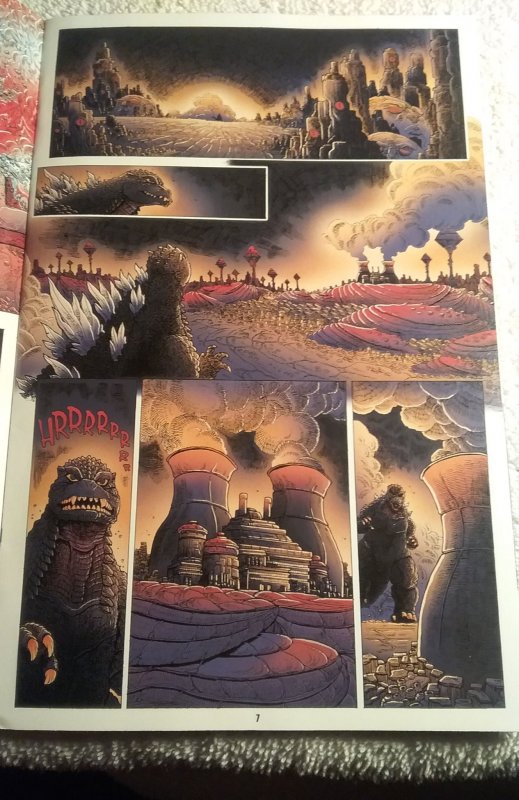 Godzilla In Hell #1 Cover B (2015)