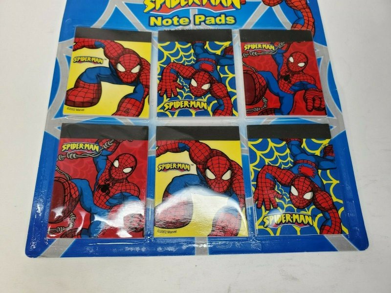 Spider Man Note Pads Mini Set 2002 Rare Collectable 