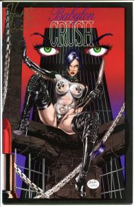 BABYLON CRUSH #1, NM-, Femme Fatale, Signed Hart Fisher, 1995, more in store