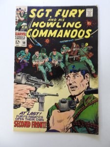 Sgt. Fury #58 (1968) FN+ condition