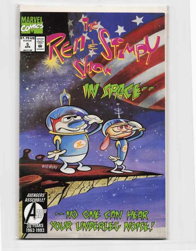 The Ren & Stimpy Show #5 Direct Edition (1993) Ren & Stimpy