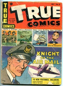 TRUE COMICS #14 1942-CHARLIE MCCARTHY-MICHELANGELO-RCMP g/vg