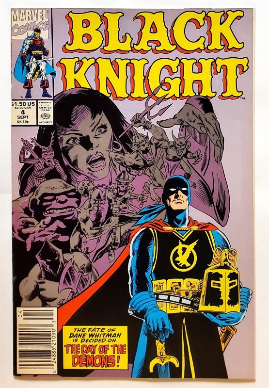 Black Knight (Ltd. Series) #4 (Sept 1990, Marvel) 8.0 VF