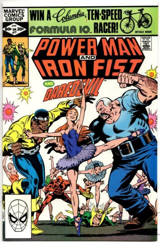 POWER MAN & IRON FIST #77, VF/NM, Luke Cage, 1974 1982, Kung-Fu DareDevil