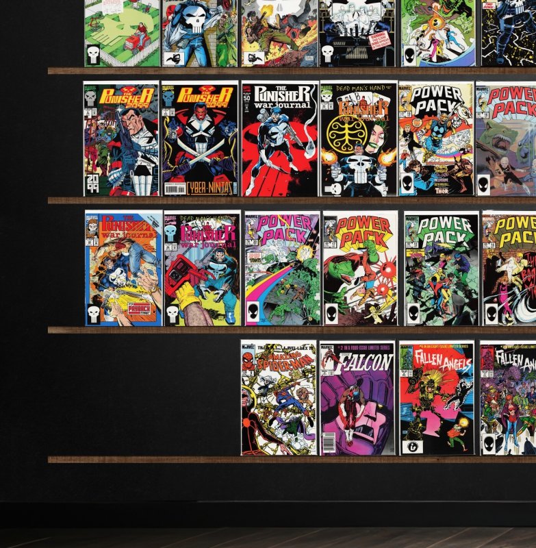 Huge Lot 150+ Comics with Power Pack, Psi Force, Fantastic Four & More!