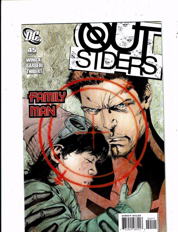 Lot Of 11 Outsiders DC Comic Books # 34 35 36 37 38 39 40 42 43 45 Annual 1 J244