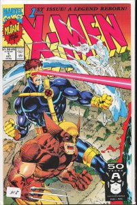 X-Men #1 Wolverine and Cyclops Cover (1991) X-Men [Key Issue]
