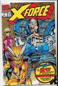 X-Force #1 Second Print Cover (1991) X-Force