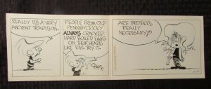 Late 80's Early 90's THE SMITH FAMILY Original Comic Strip Art 16.5x5.5 12/27