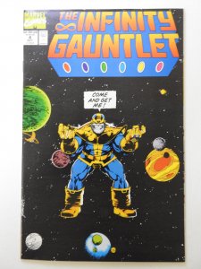 The Infinity Gauntlet #4 Direct Edition (1991) Awesome NM-/NM Condition!